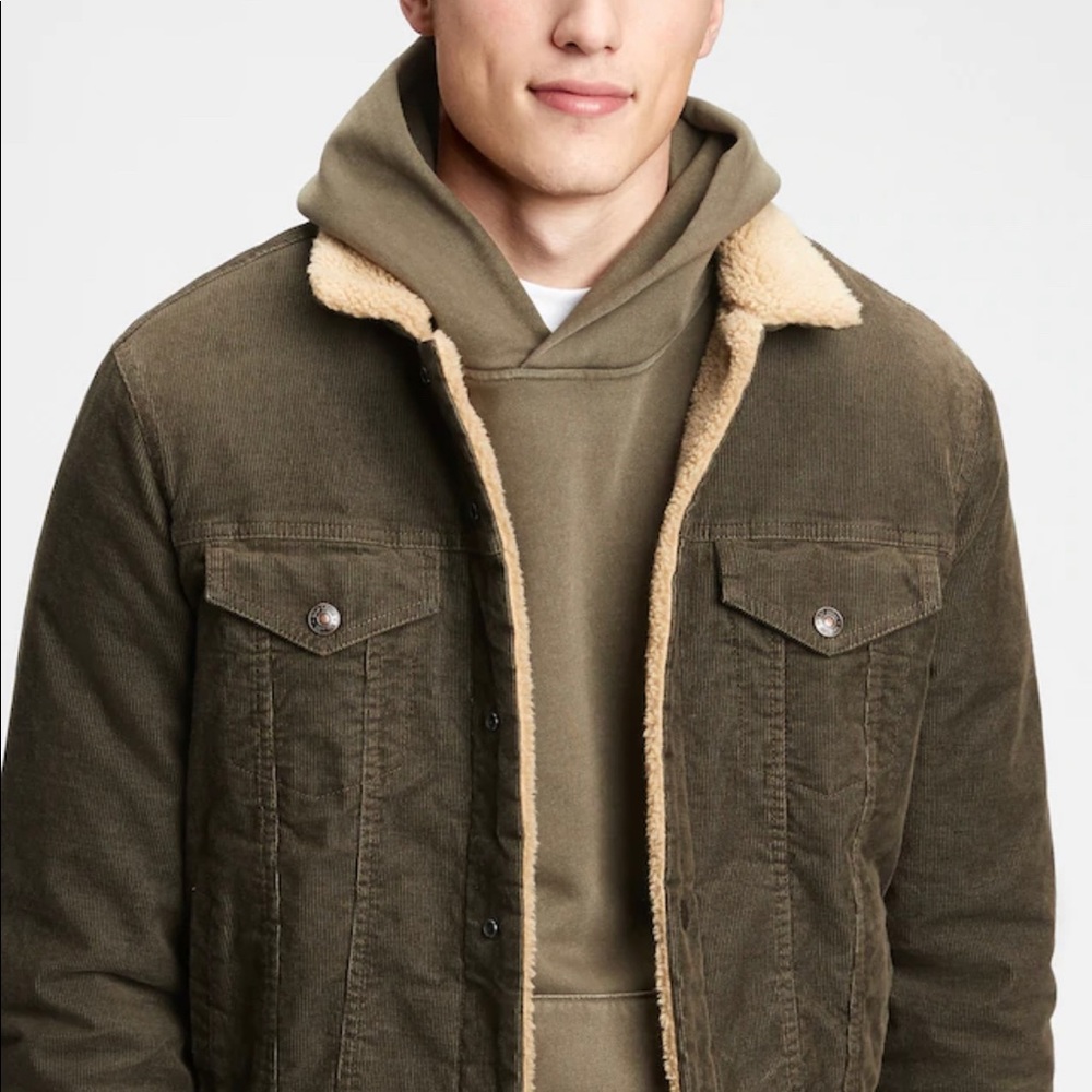 Gap Icon Corduroy Sherpa Jacket
